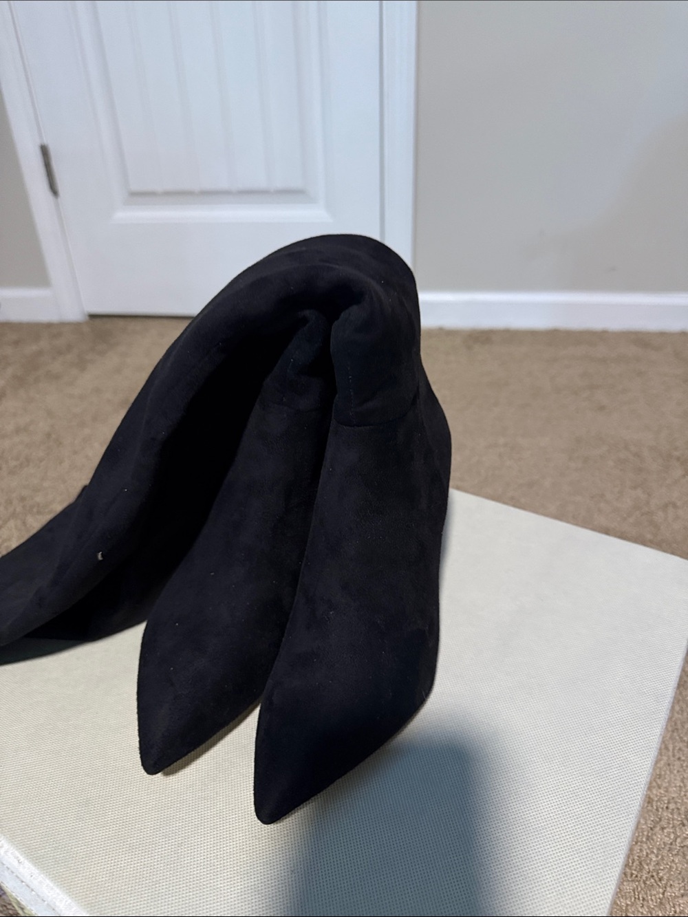 Marc Fisher Black Over-the-Knee Pointed Toe Stiletto Boots